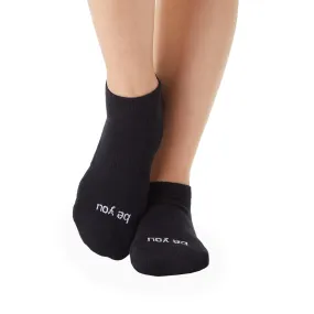 Be You Grip Socks (Black/White)