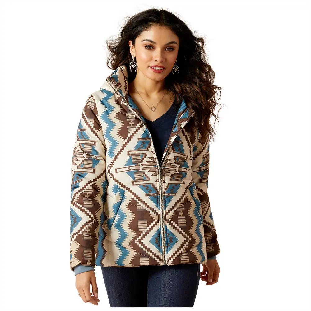 10046282 Ariat Women's Chimayo Puffer Jacket - Two Column Print