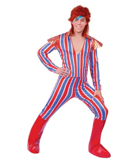 70s Alter Ego Rock Star David Bowie Ziggy Stardust Jumpsuit