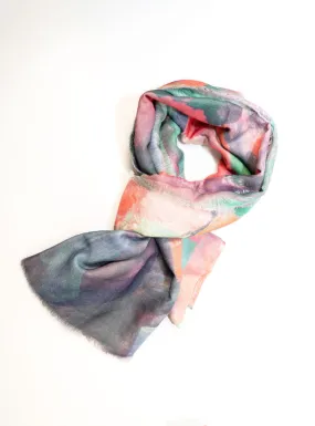 Abstract Palette Gift Boxed Scarf