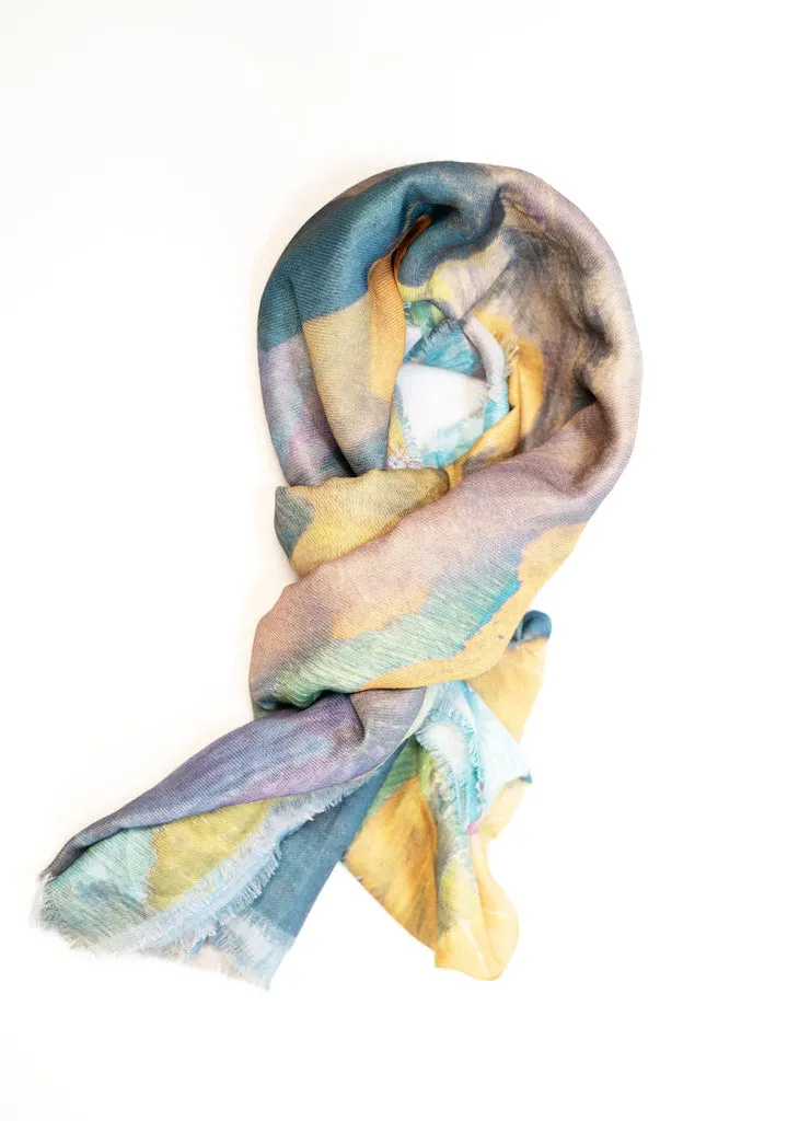 Abstract Palette Gift Boxed Scarf