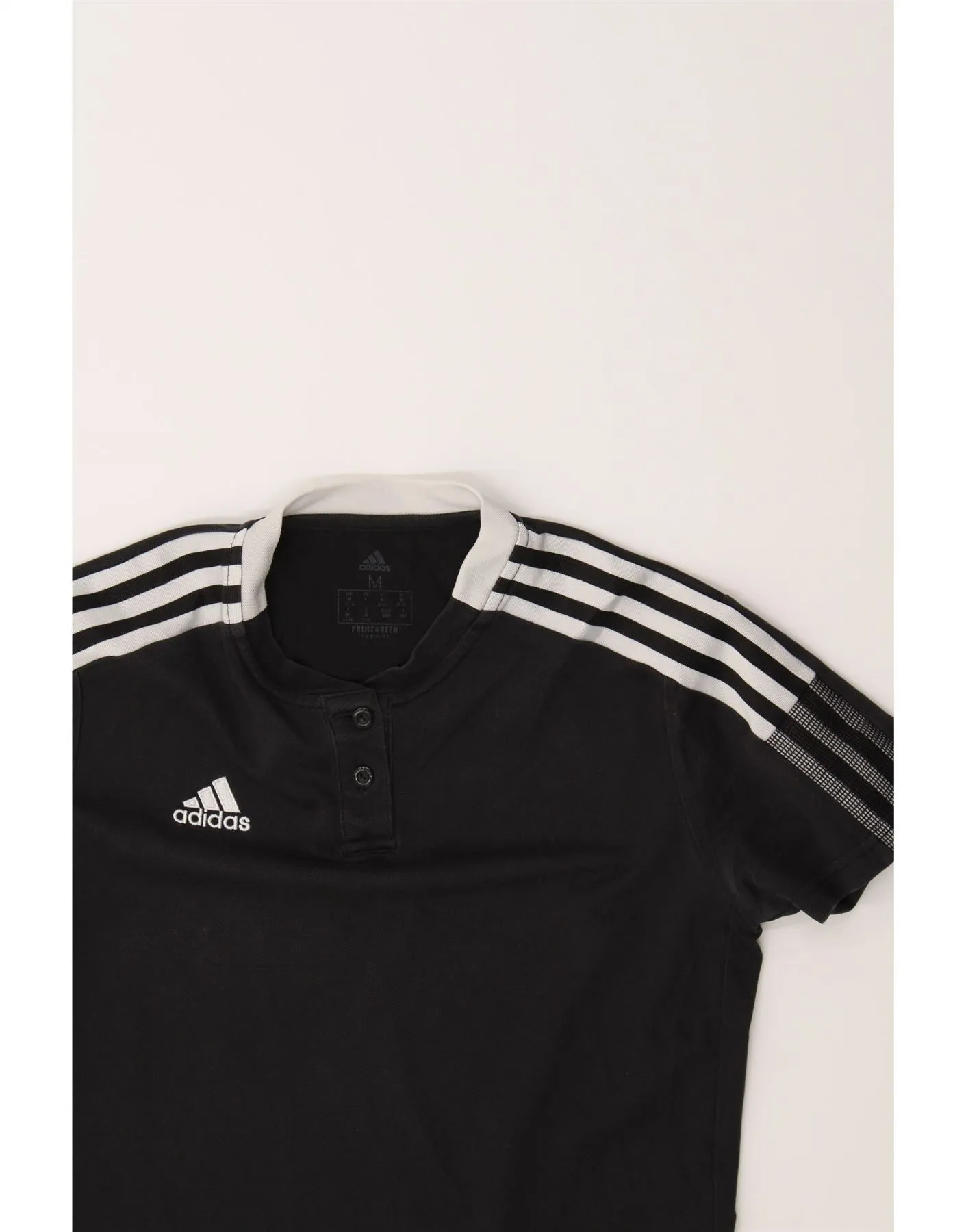 ADIDAS Womens Aeroready T-Shirt Top UK 12/14 Medium Black Polyester