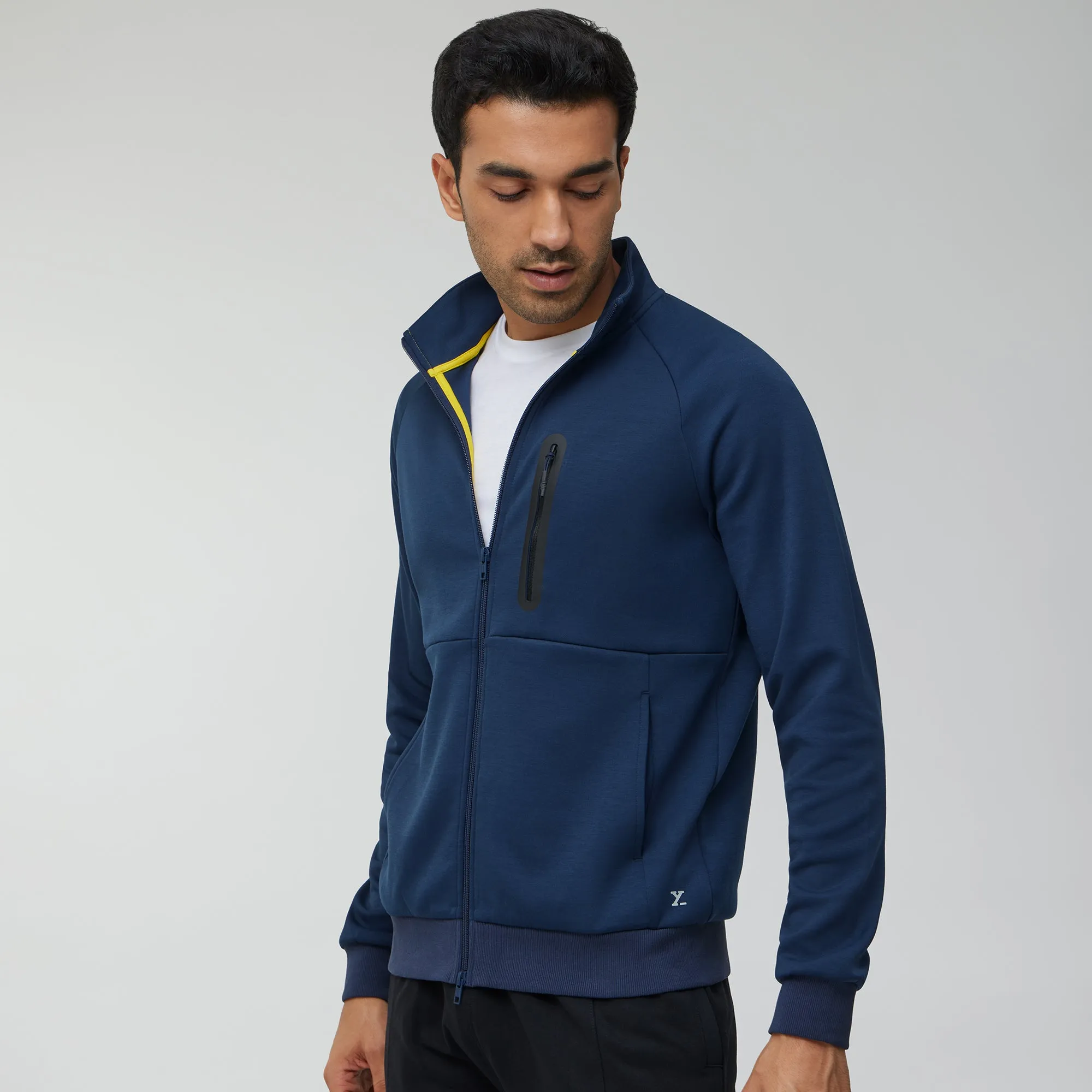 Alpha Zip Ups Jackets Midnight Blue