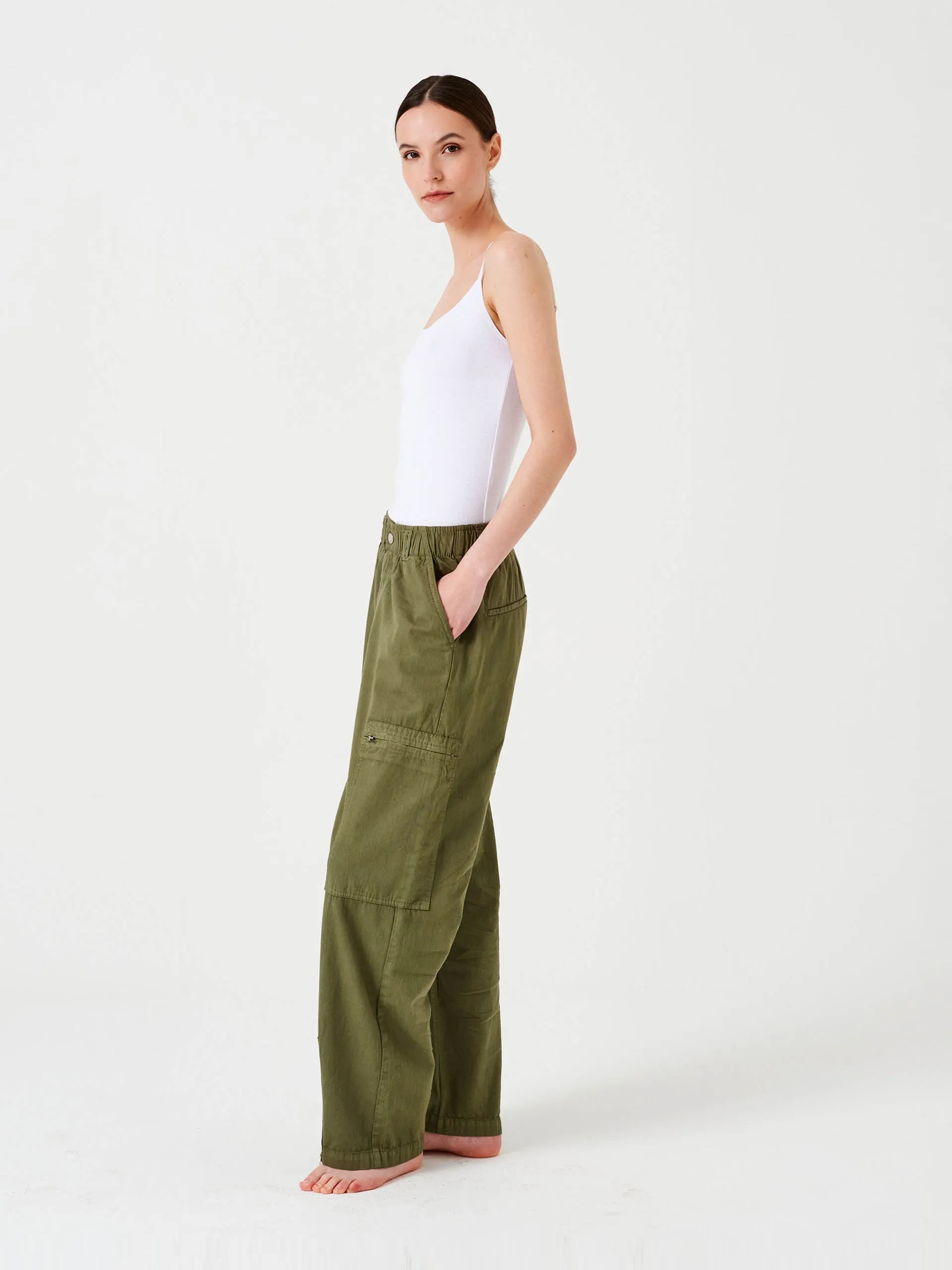 Amelia pant in khaki