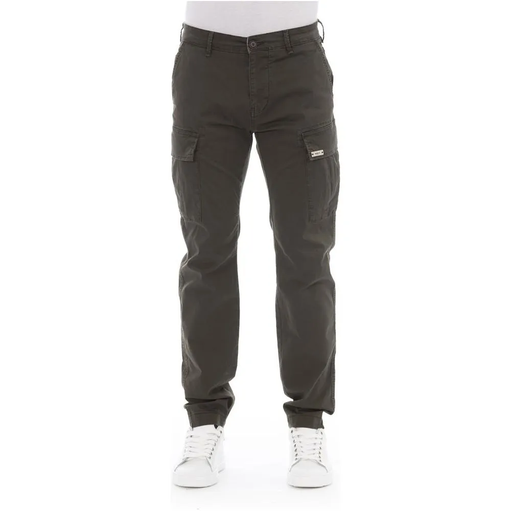 Baldinini Trend Army Cotton Men Cargo Pant