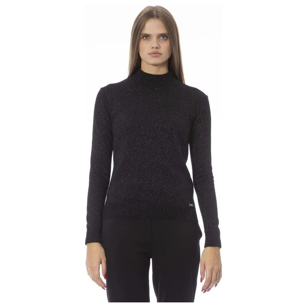 Baldinini Trend Black Cashmere Women Sweater