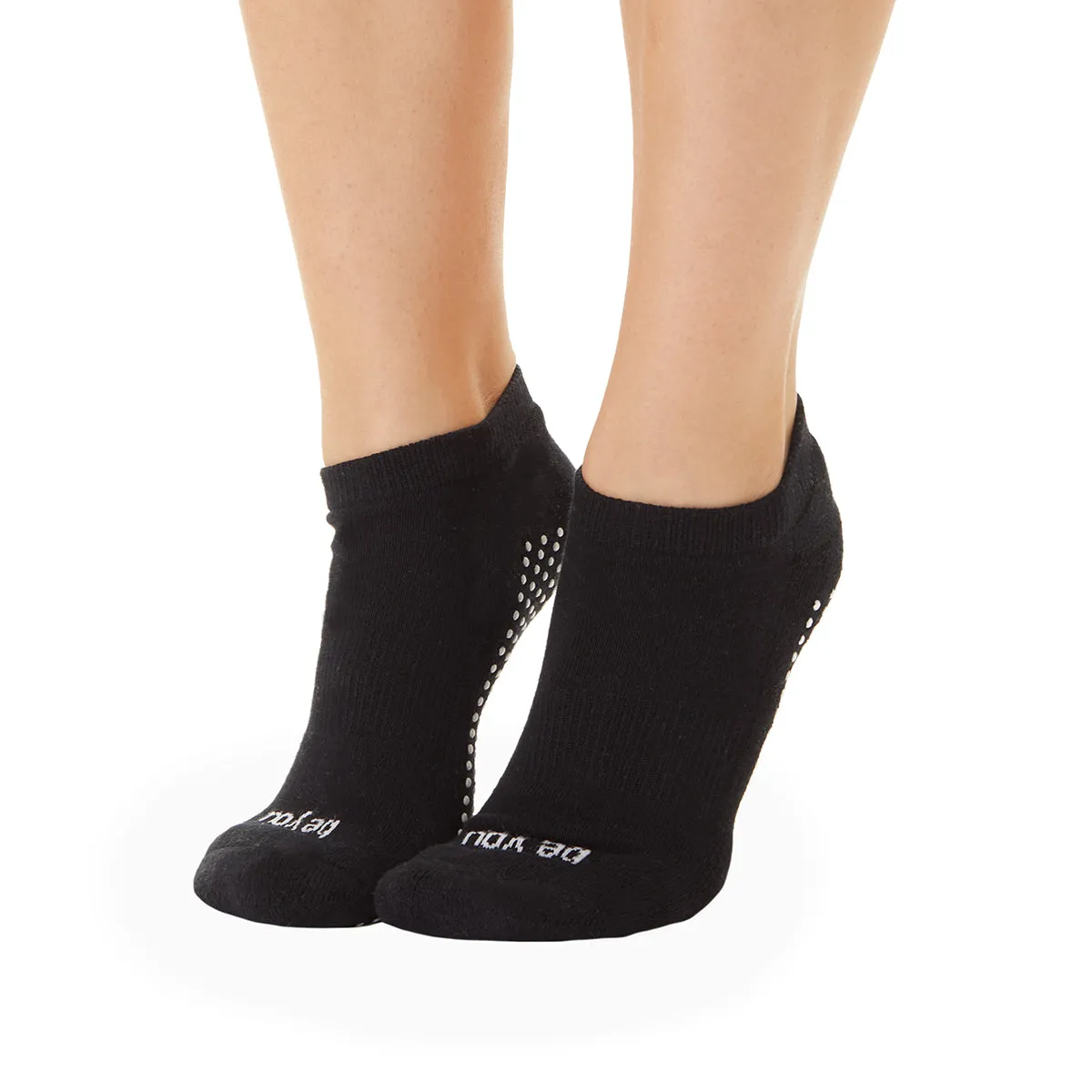 Be You Grip Socks (Black/White)