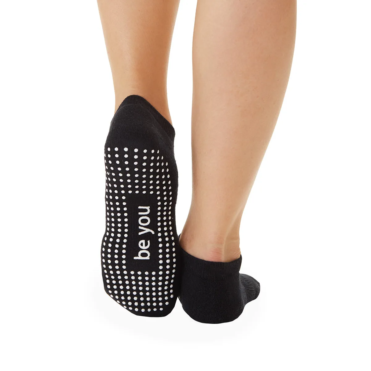 Be You Grip Socks (Black/White)