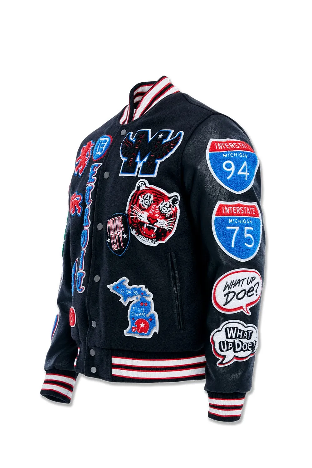 Big Men's Motown Varsity Jacket (Piston)