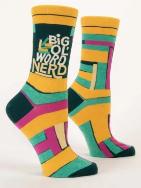 Big Ol' Word Nerd Women's Crew Socks