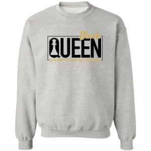 Black Queen Ladies Crewneck Pullover Sweatshirt