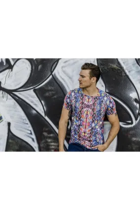 Bold Multi Colors Print T-Shirt