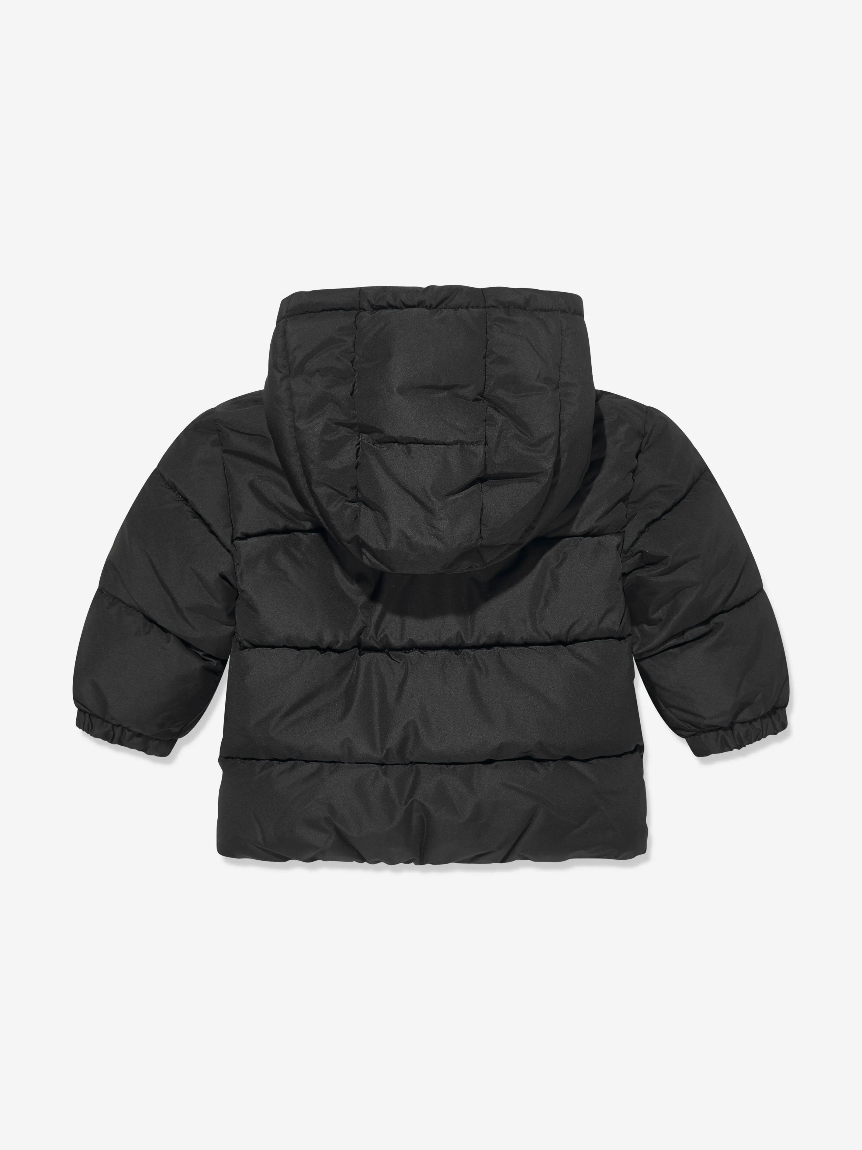 BOSS Baby Boys Logo Puffer Jacket in Black