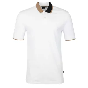 BOSS Parlay 177 Polo Shirt in White