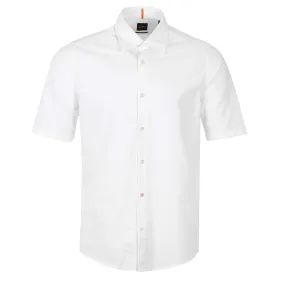 BOSS Rash 2 Short Sleeve Shirt in White