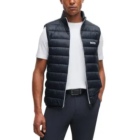 BOSS Thor Padded Golf Vest - Dark Blue