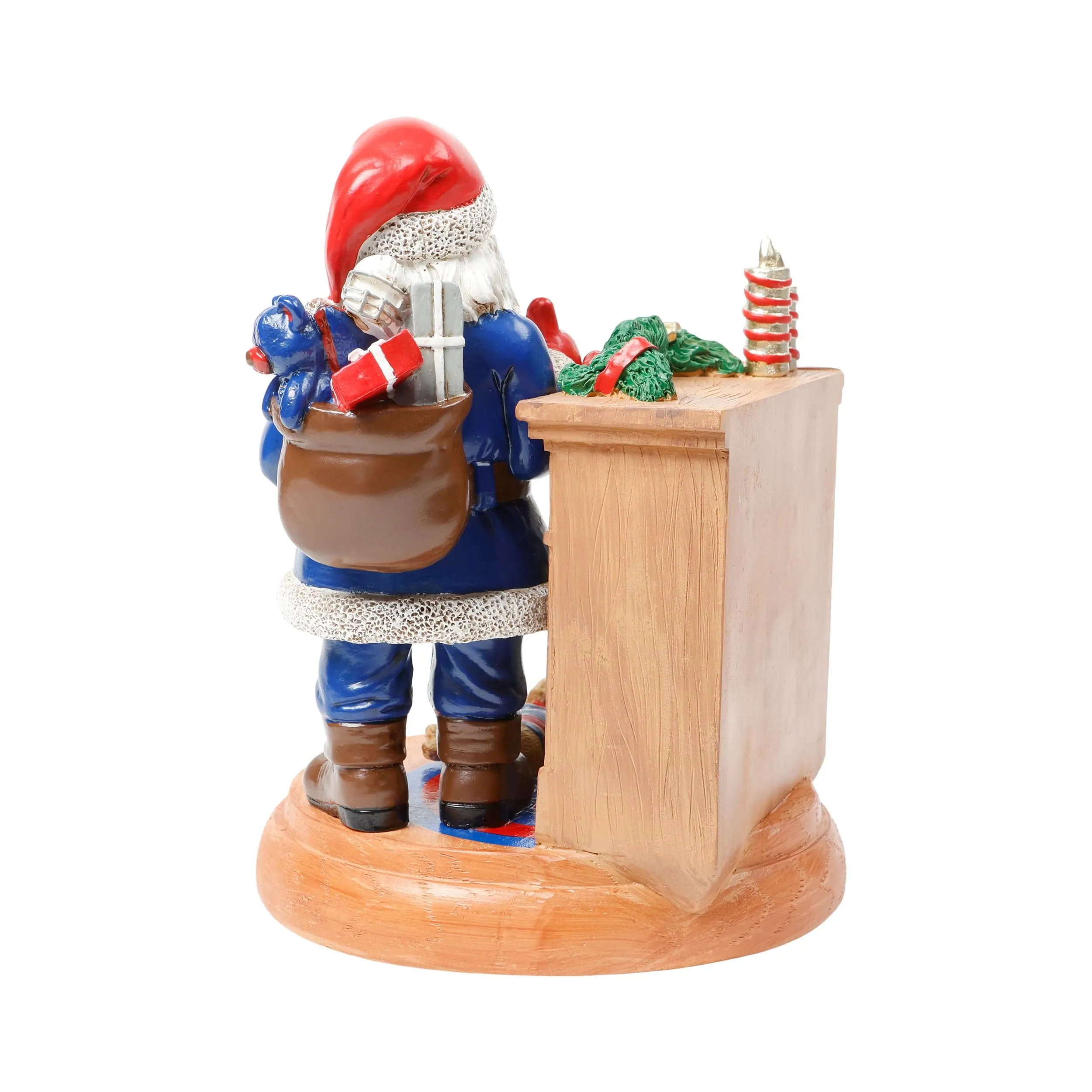 Buffalo Bills NFL Santa Fireplace Figurine