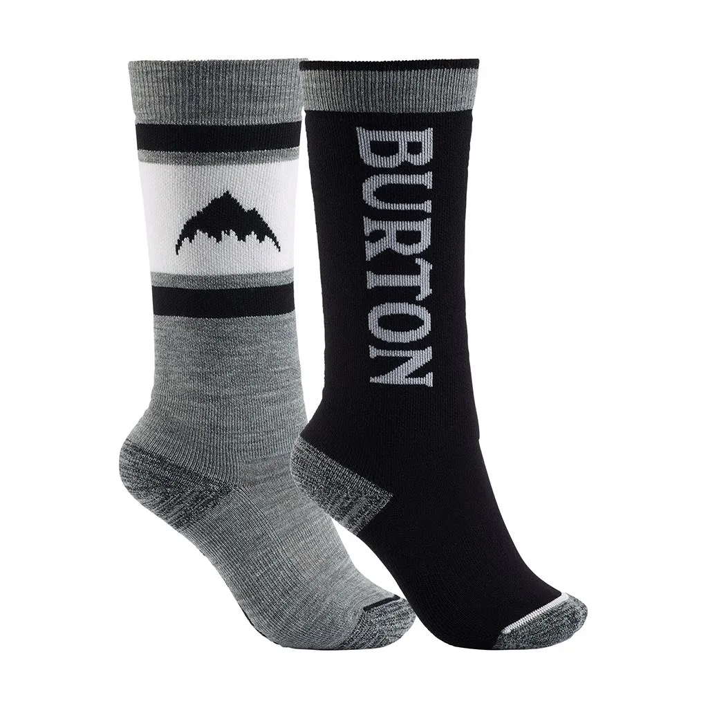 Burton Kids Weekend Sock 2 Pack - True Black