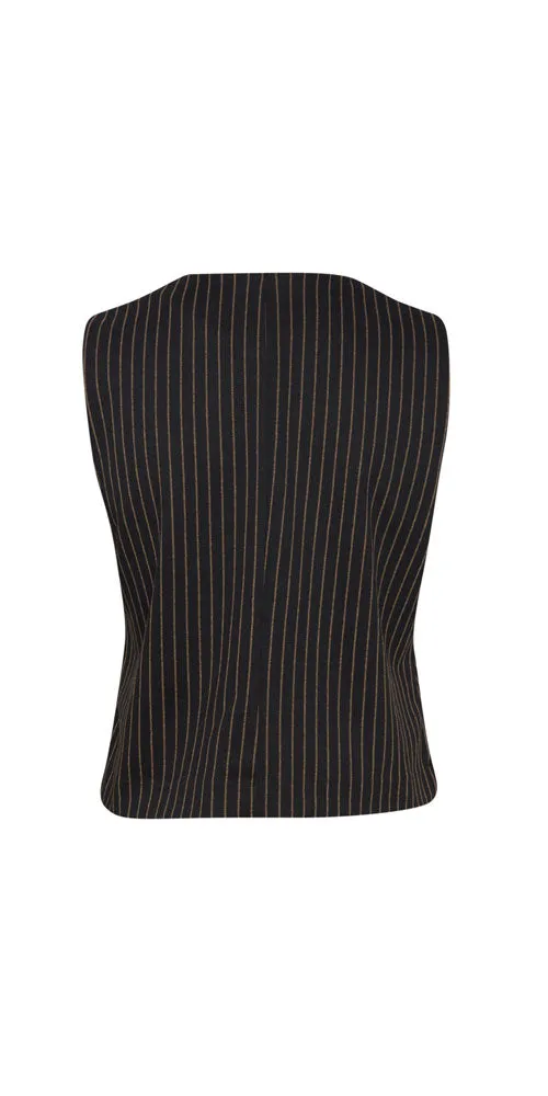 B.Young Pinstripe Ponte Vest