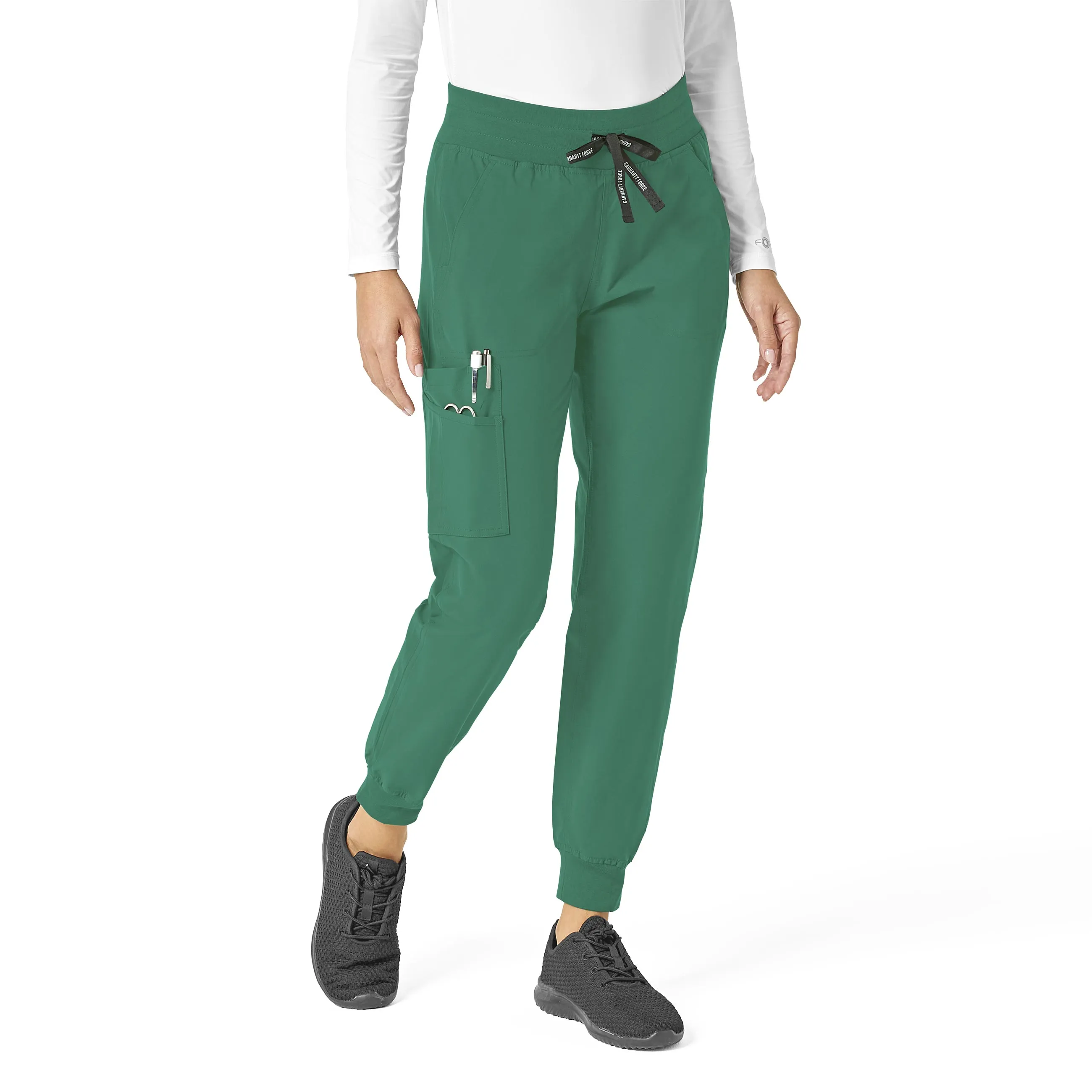 Carhartt Force Essentials Women's Jogger Scrub Pant - Hunter