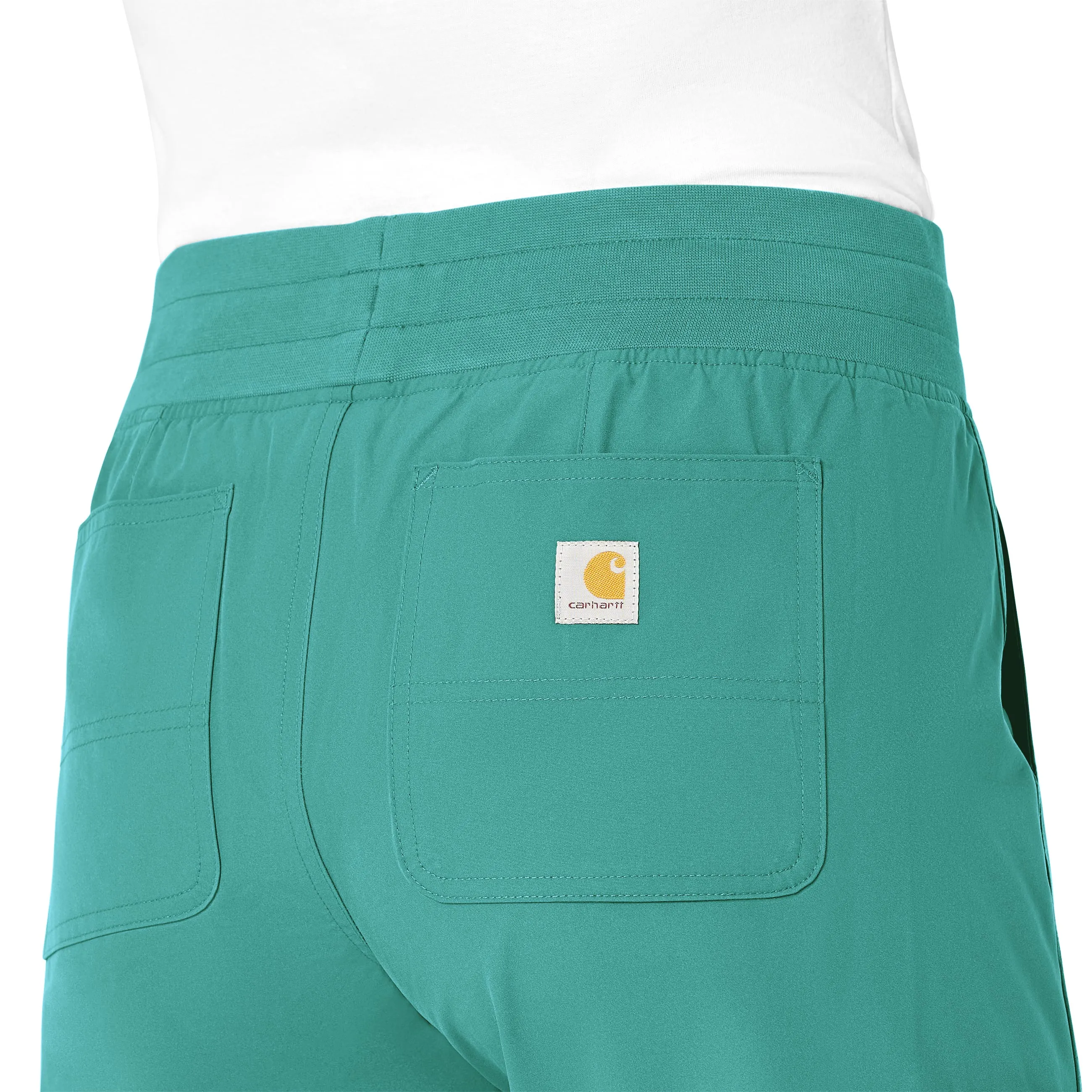 Carhartt Force Essentials Women's Jogger Scrub Pant - Teal Blue