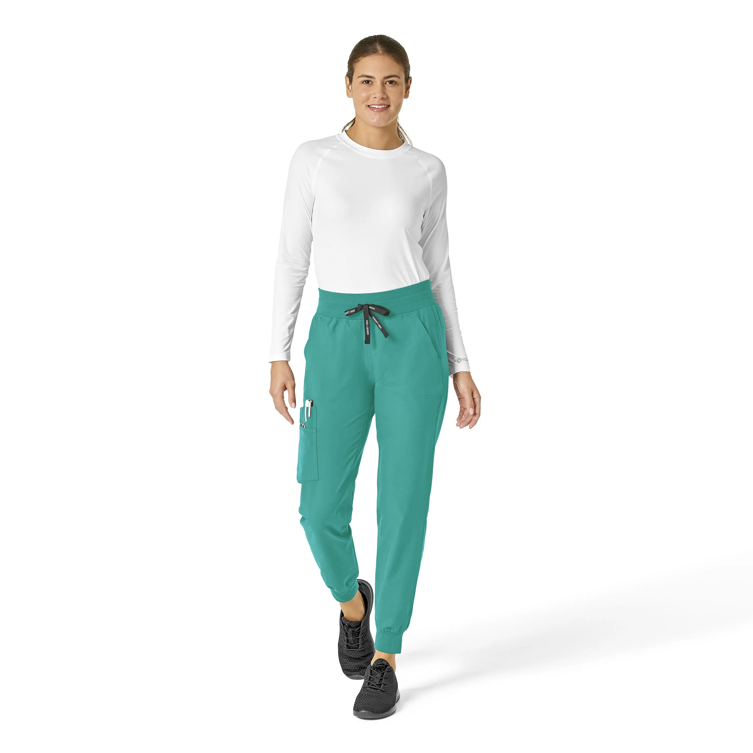 Carhartt Force Essentials Women's Jogger Scrub Pant - Teal Blue