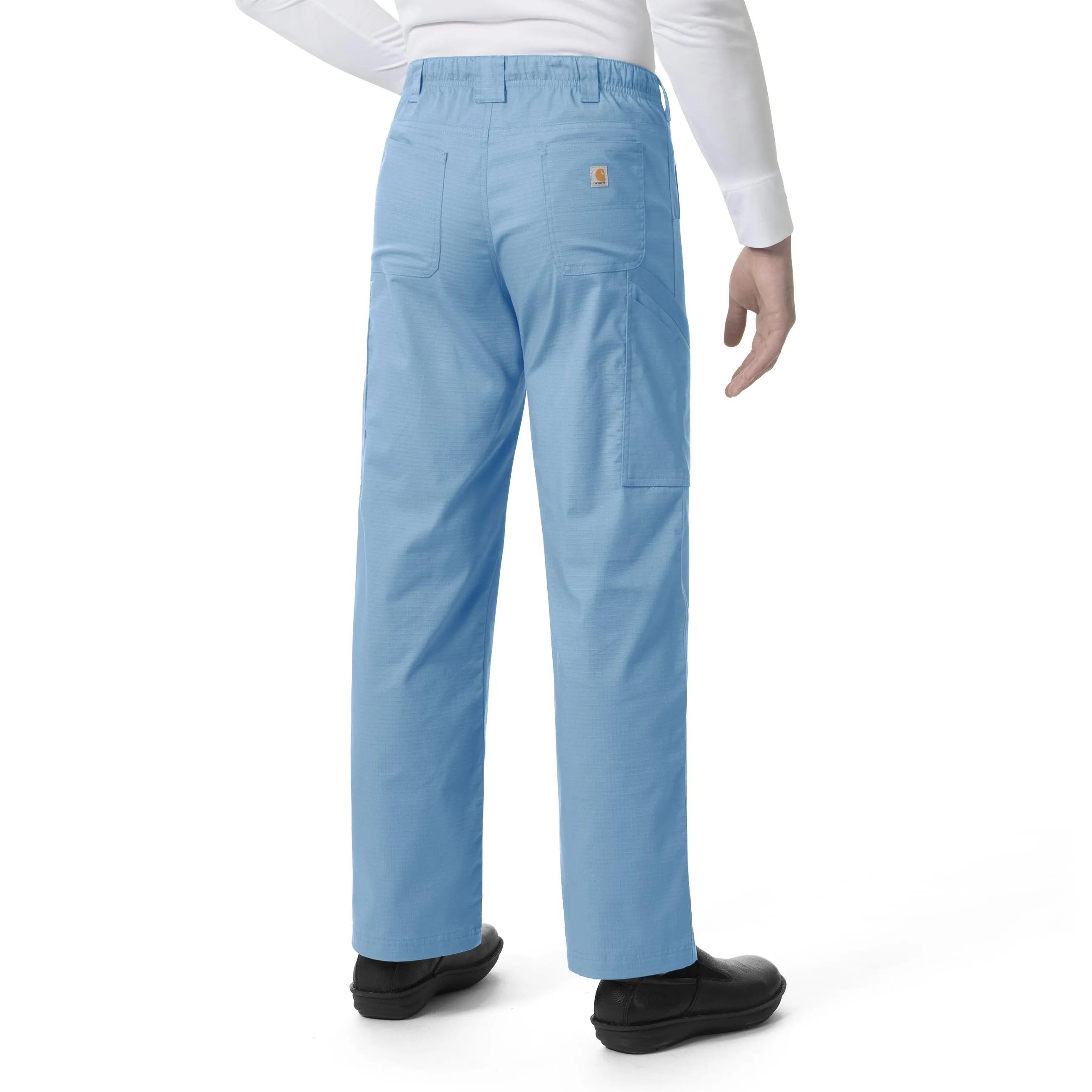 Carhartt Rugged Flex Ripstop Men’s Straight Leg Cargo Scrub Pant - Azure Blue