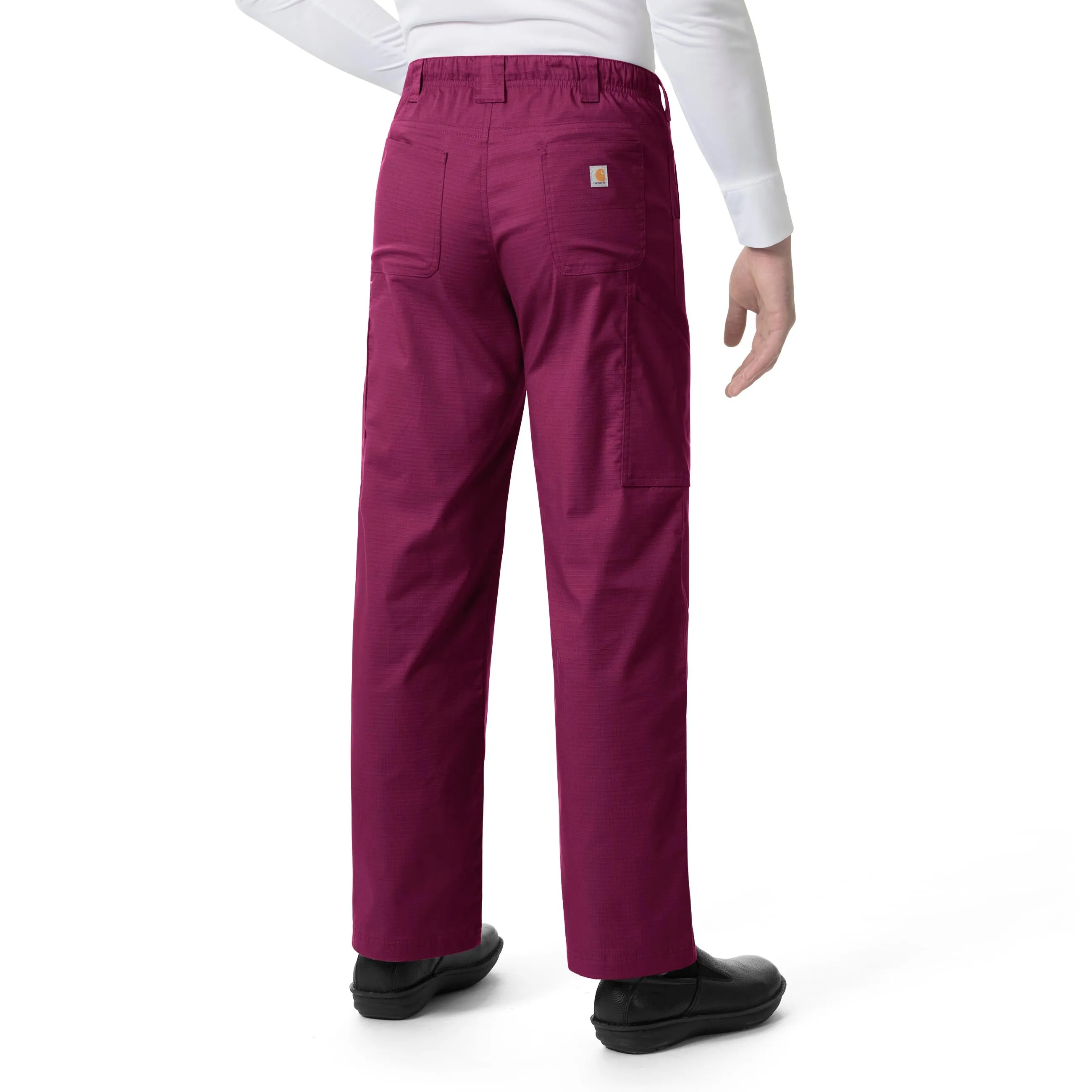 Carhartt Rugged Flex Ripstop Men’s Straight Leg Cargo Scrub Pant - Wine