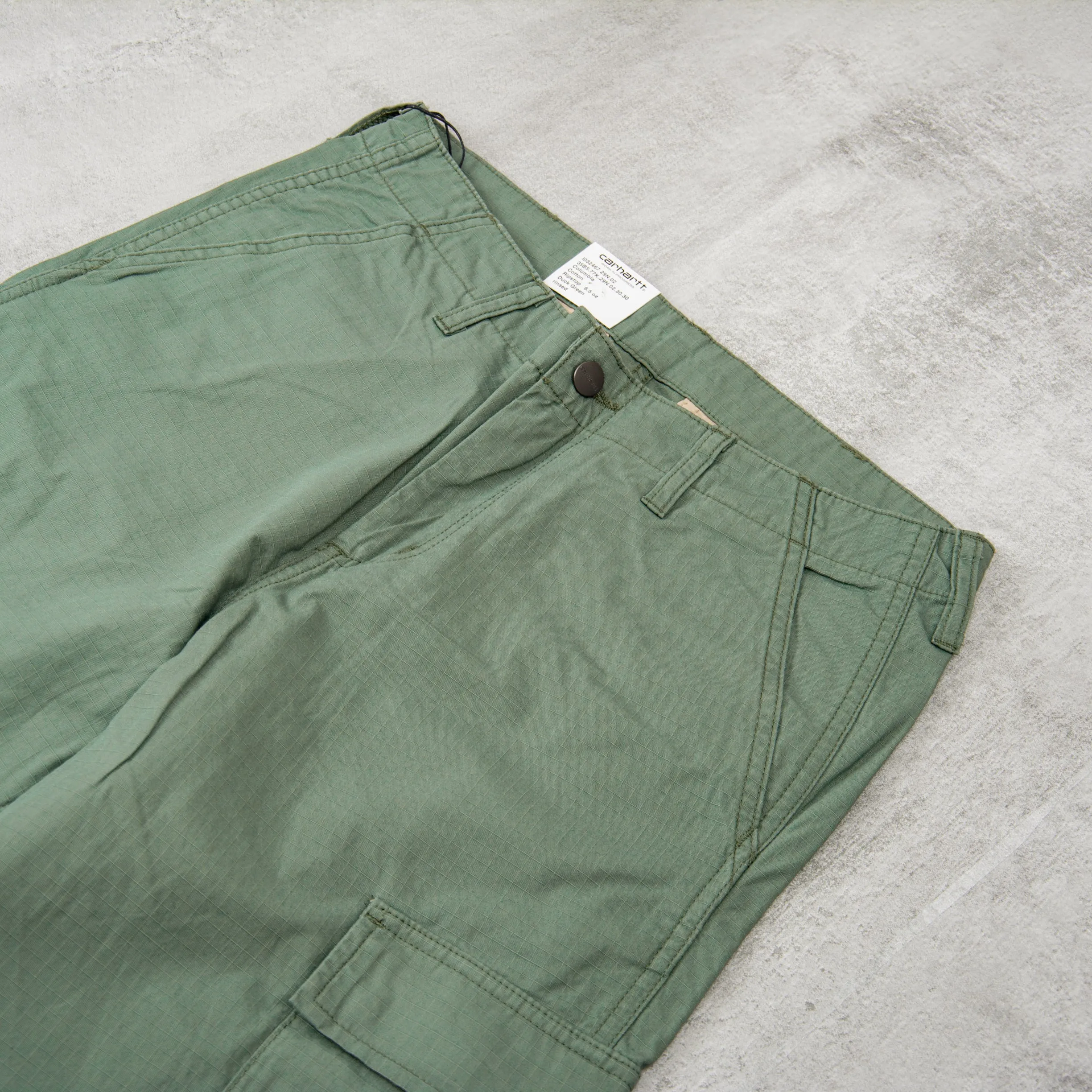 Carhartt WIP Regular Cargo Pant - Duck Green Rinsed