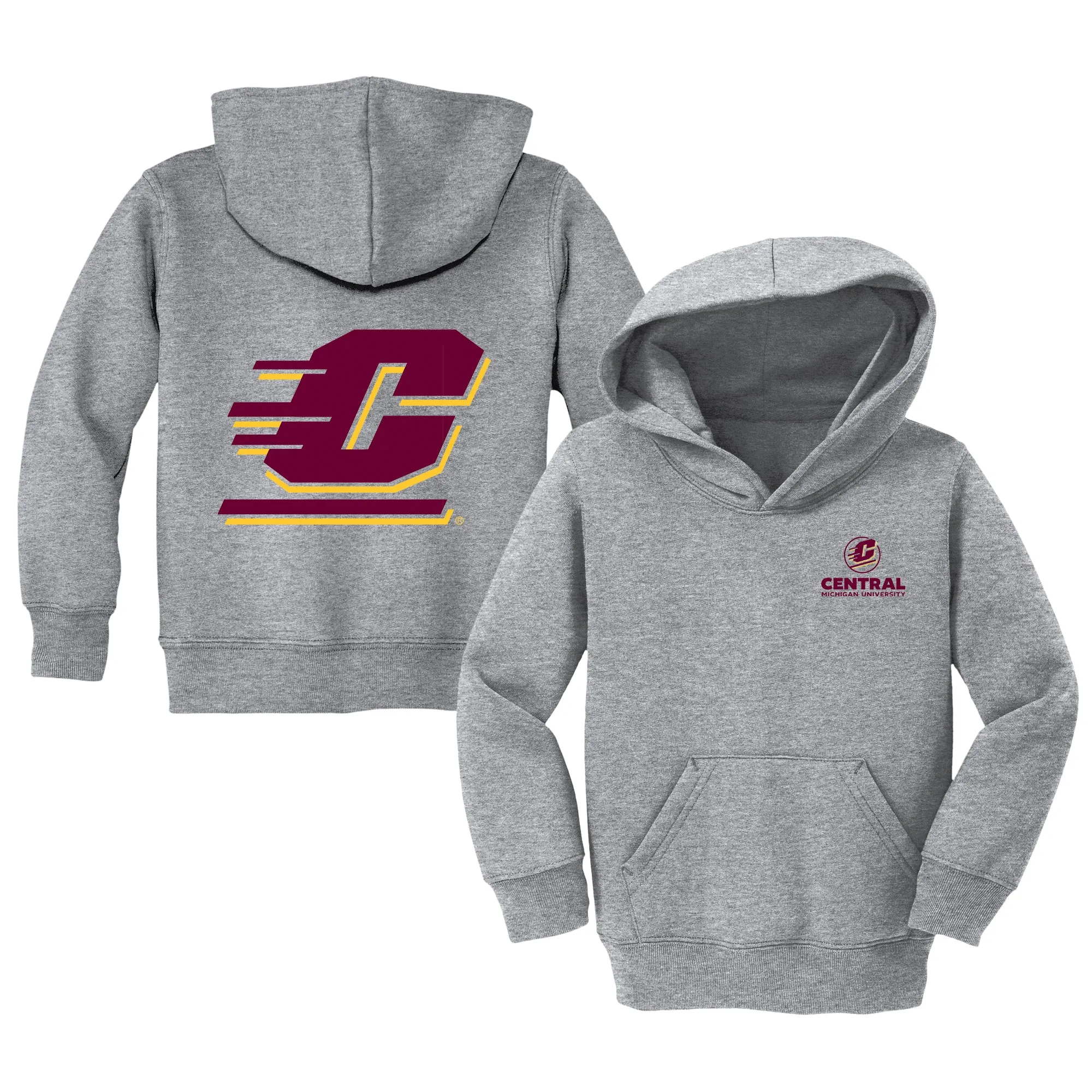 Central Michigan Chippewas Logo Toddler Pullover Sweatshirt