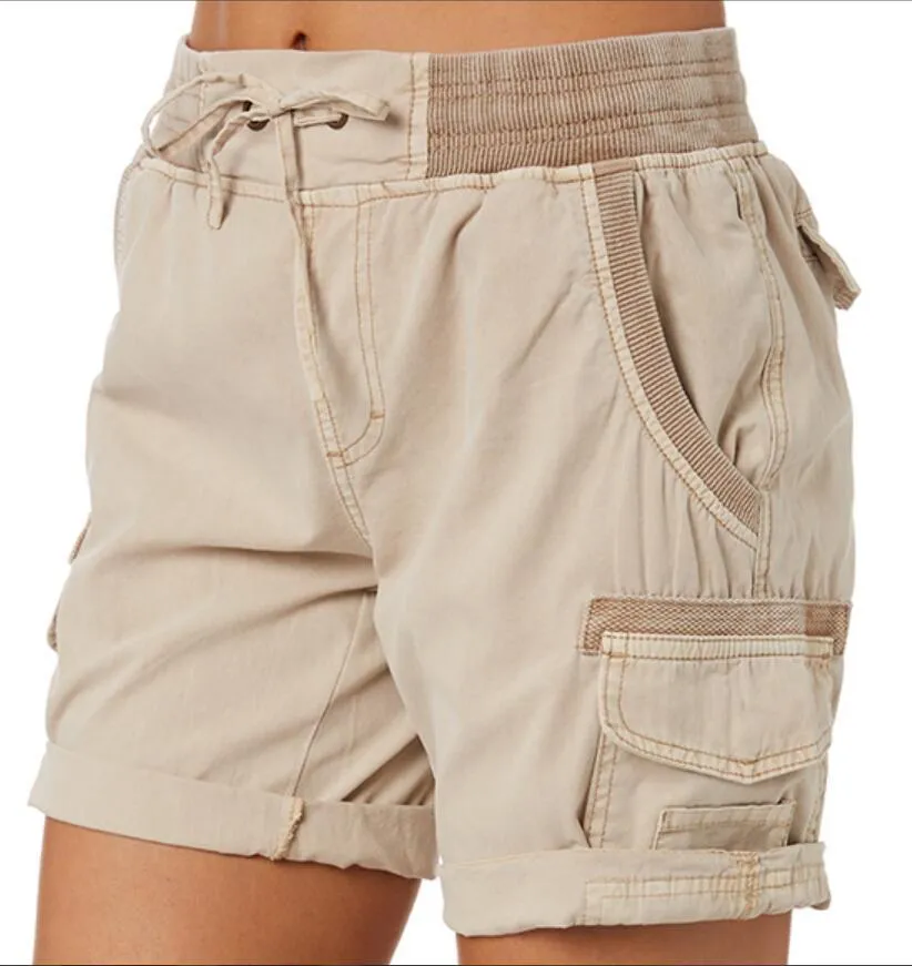 🎁Clearance Sale 49% OFF⏳Popular High Waist Women's Cargo Shorts