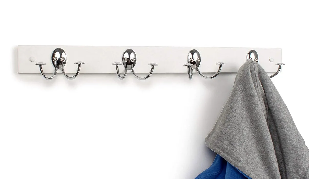 Coat Hooks Wall Mounted - Chrome