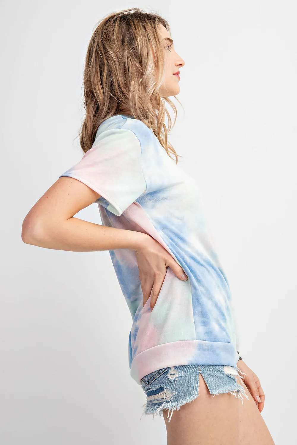 Cotton Candy Tie Dye Lounge Top