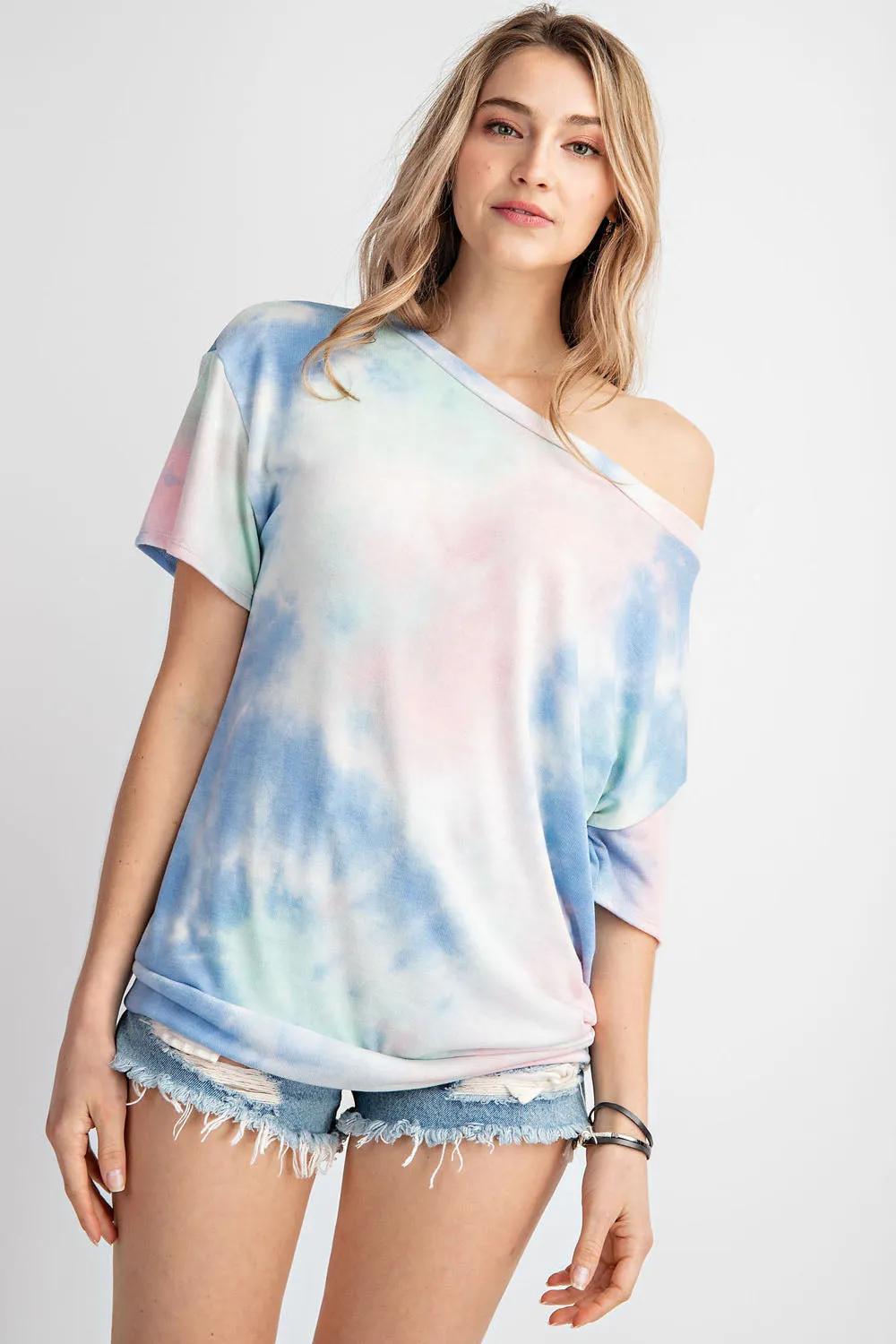 Cotton Candy Tie Dye Lounge Top