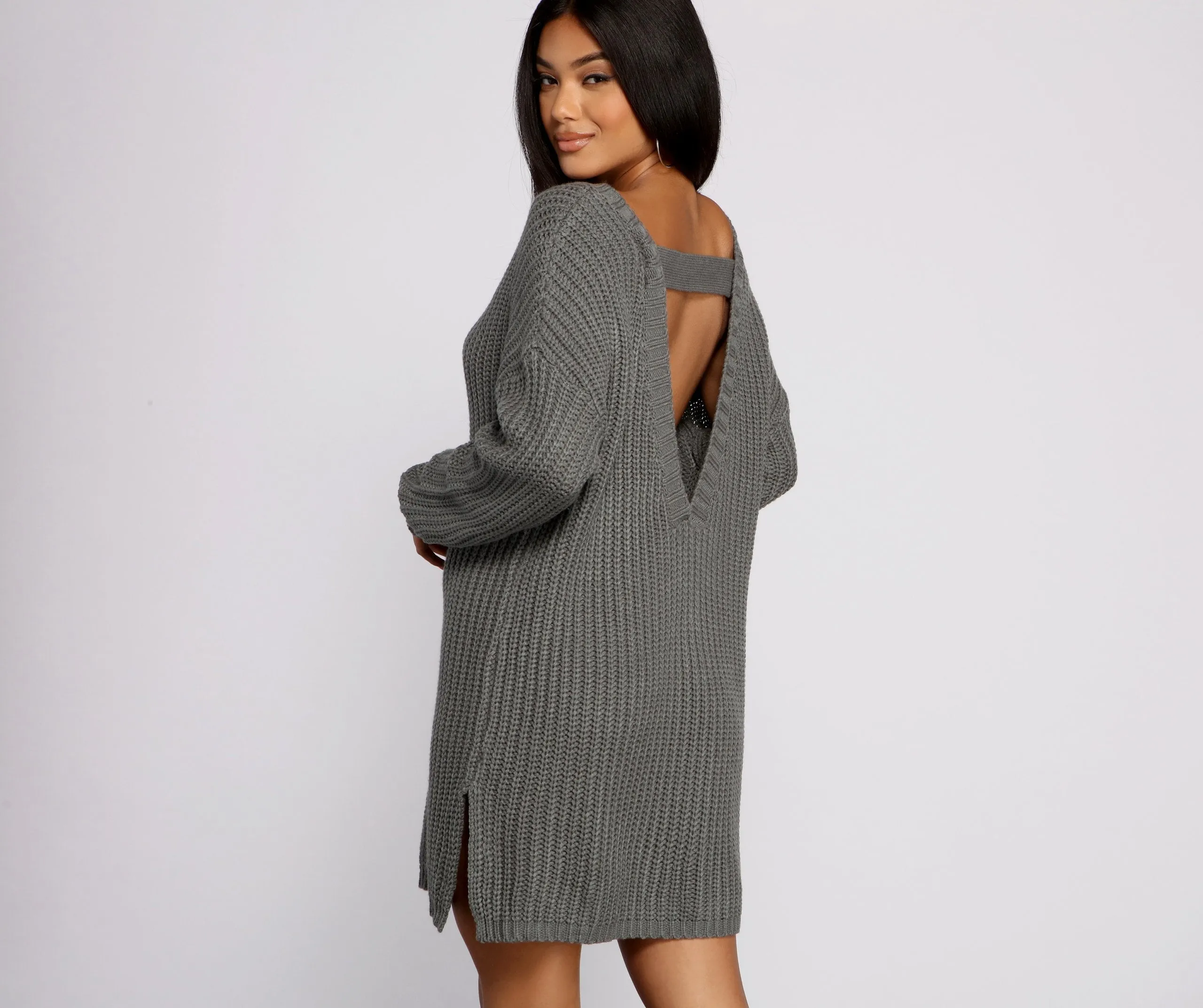 Cozy Knit Long Sleeve Tunic