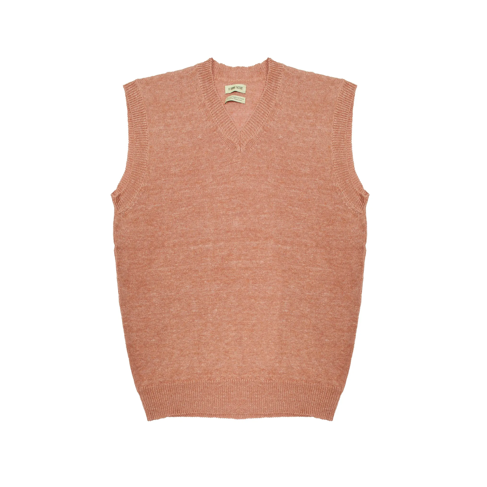 De Bonne Facture Knitted Vest in Sienna