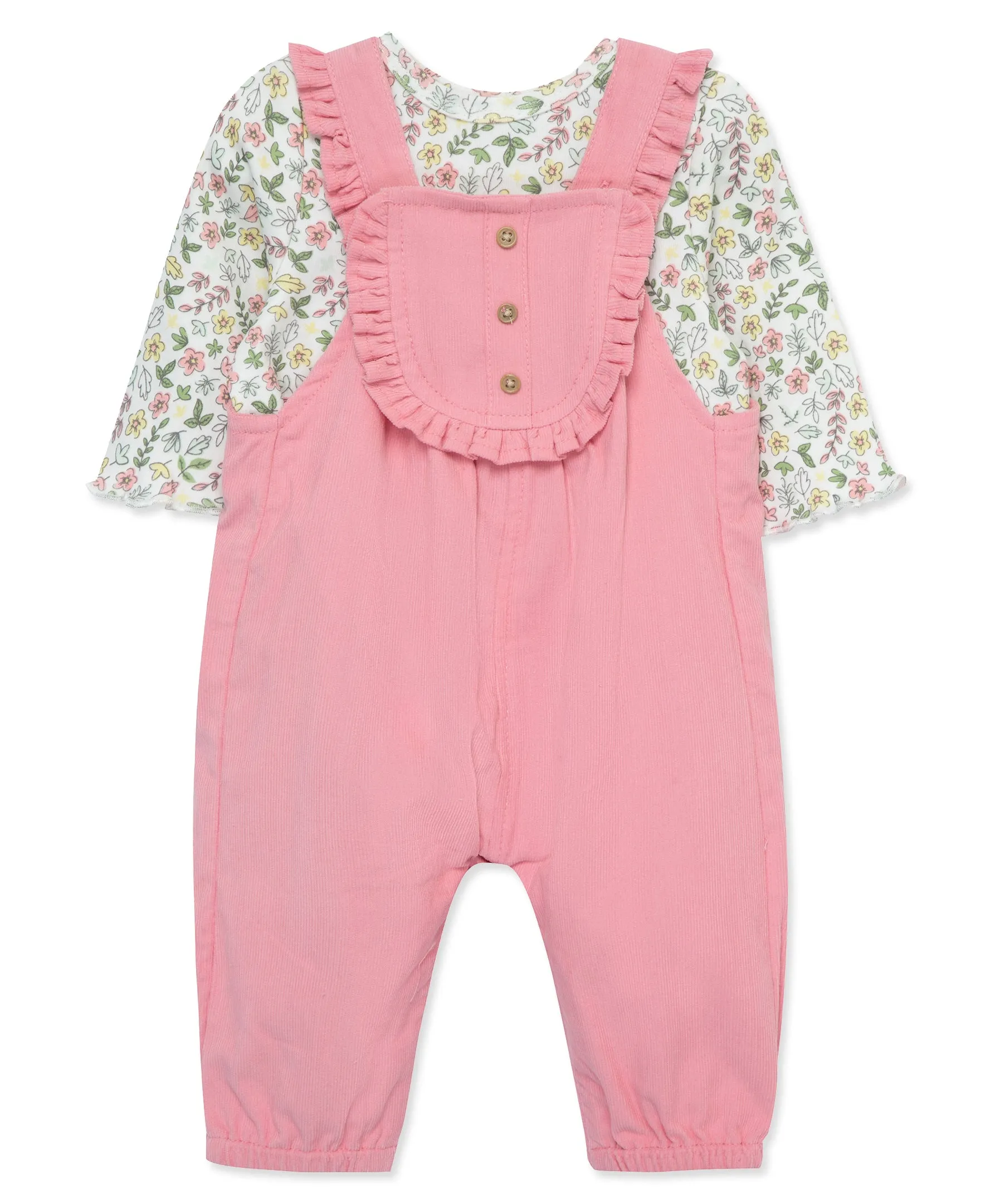 Ditsy Woven Overall Set (12M-24M)