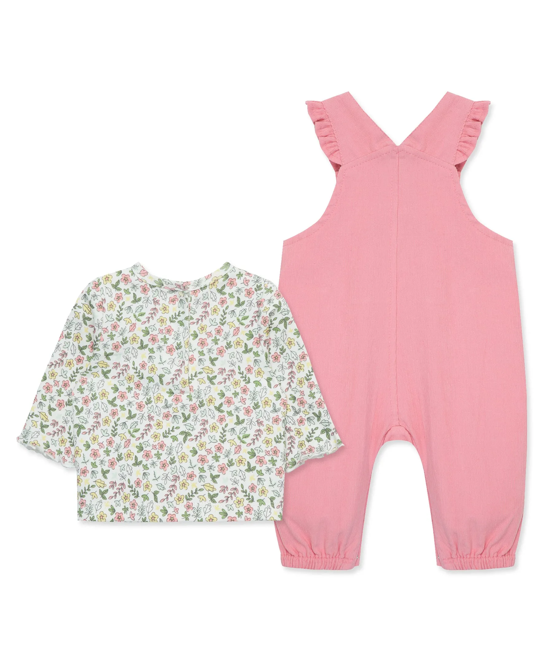 Ditsy Woven Overall Set (12M-24M)