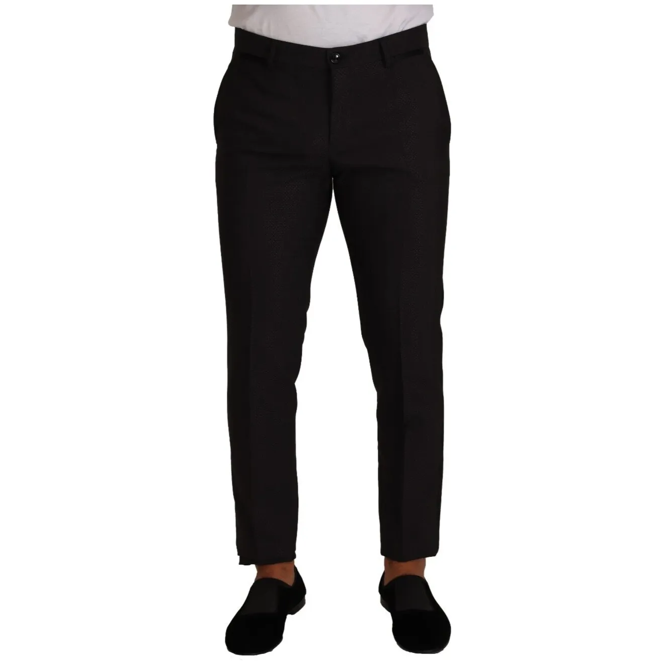 Dolce & Gabbana Elegant Skinny Tuxedo Trousers