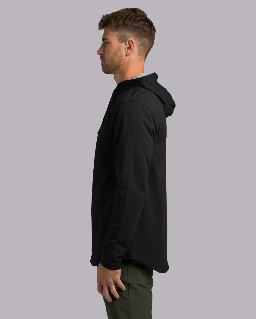 Drop-Cut: LUX Hooded Henley