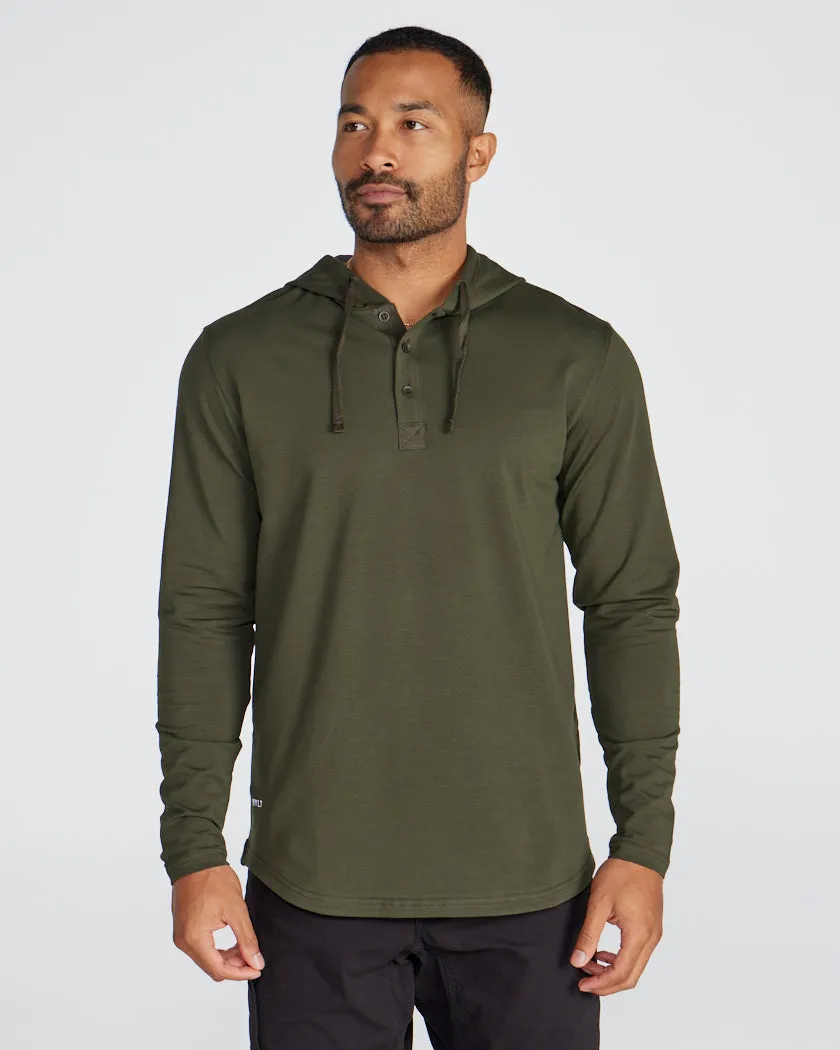 Drop-Cut: LUX Hooded Henley