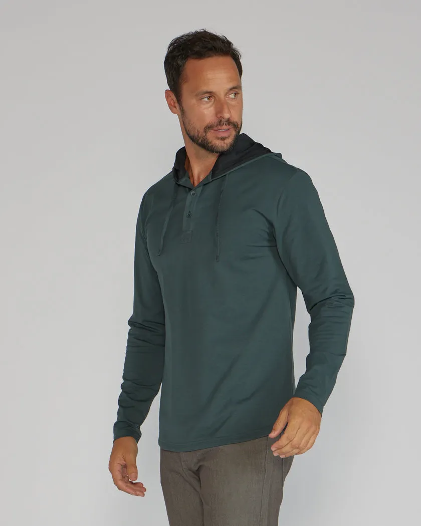 Drop-Cut: LUX Hooded Henley