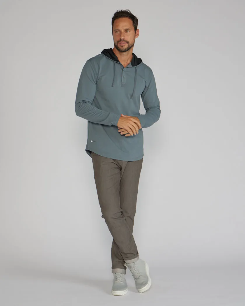 Drop-Cut: LUX Hooded Henley