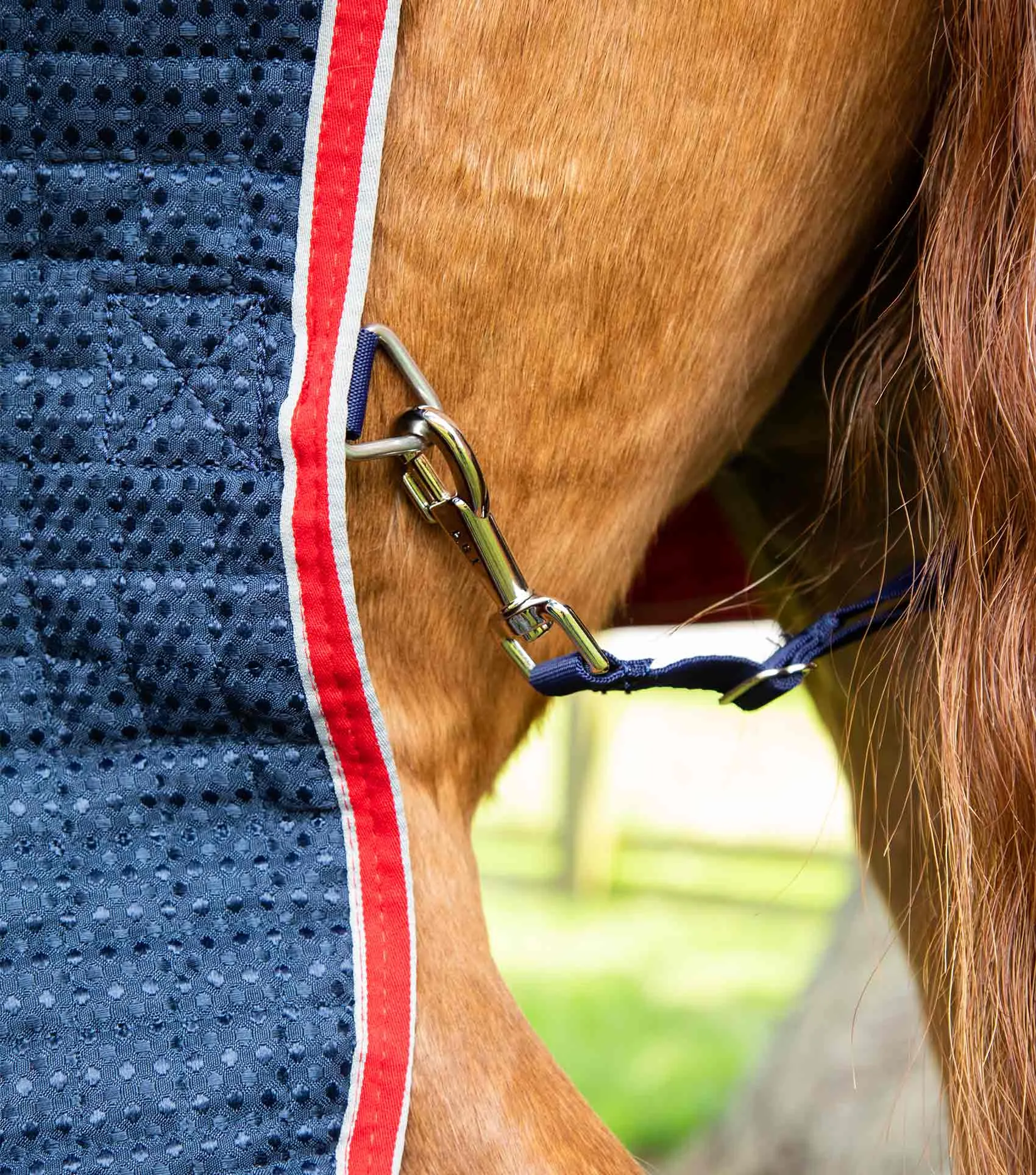 Dry-Tech Horse Cooler Rug Navy