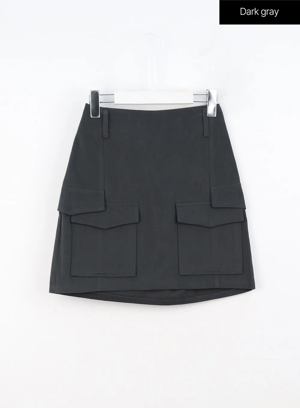 Dual-Pocket A-Line Skirt OO325