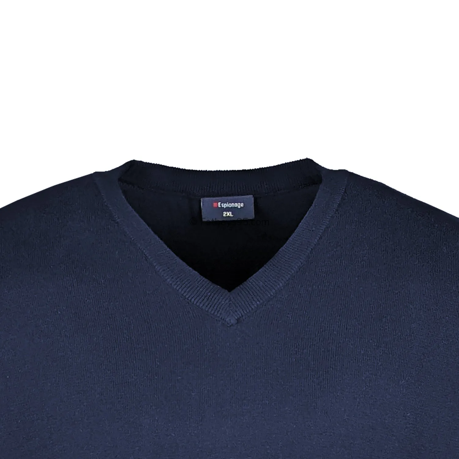 Espionage V Neck Sleeveless Pullover - KW032 - Navy