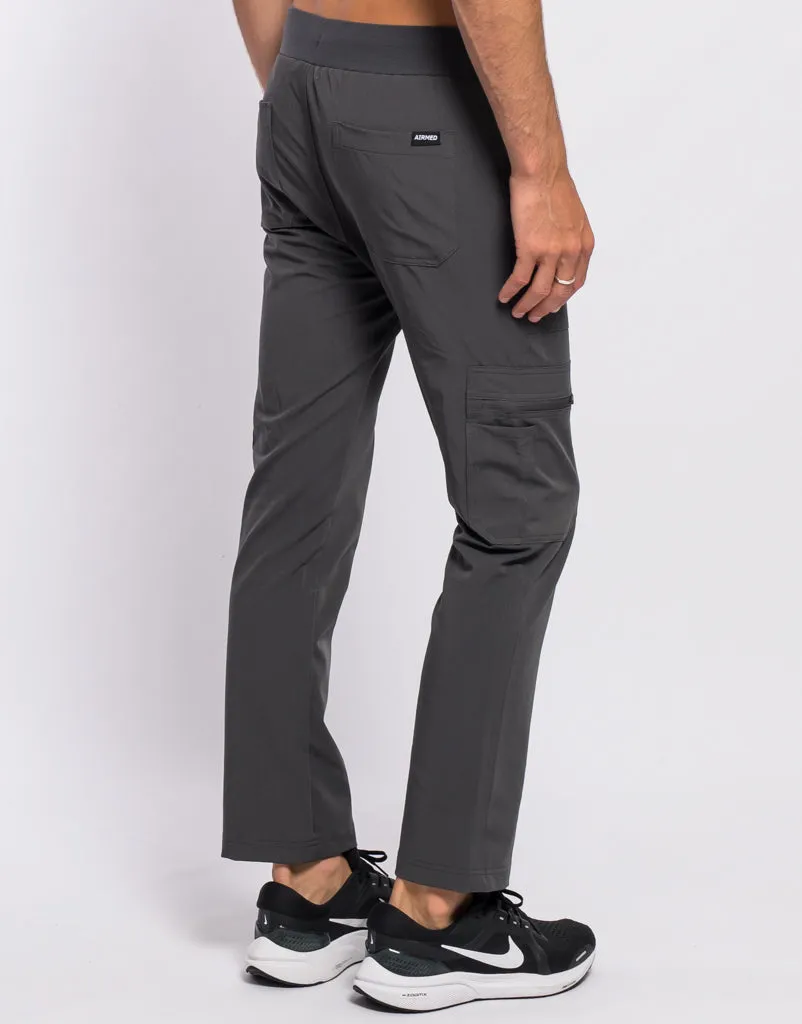 Essential Multi-Pocket Scrub Pants - Asphalt