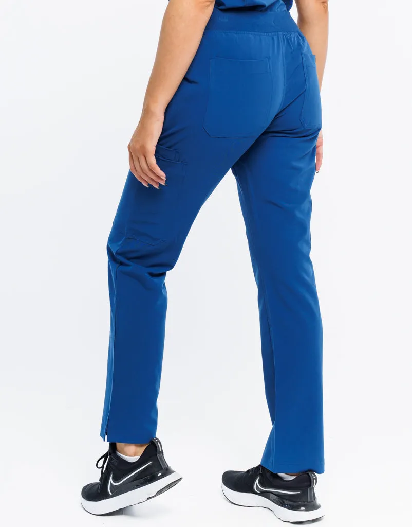 Essential Multi-Pocket Scrub Pants - Royal Blue