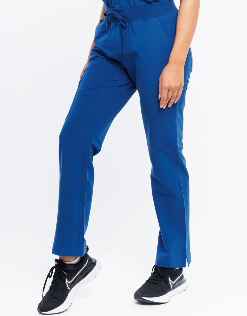 Essential Multi-Pocket Scrub Pants - Royal Blue