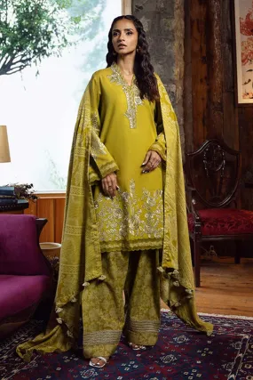 Fall Winter'24 - 3 Piece - Embroidered Light Khaddar Suit 3PEDY24DFV89